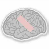 Hersenpijn Sticker (Voorkant)