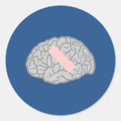 Hersenpijn Sticker (Voorkant)