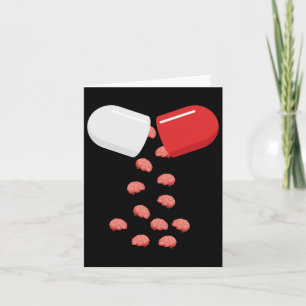 Hersenpil - Placebo Sticker Kaart