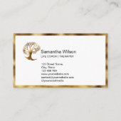 Hersenpsycholoog Life Coach Psychiater Visitekaartje (Achterkant)