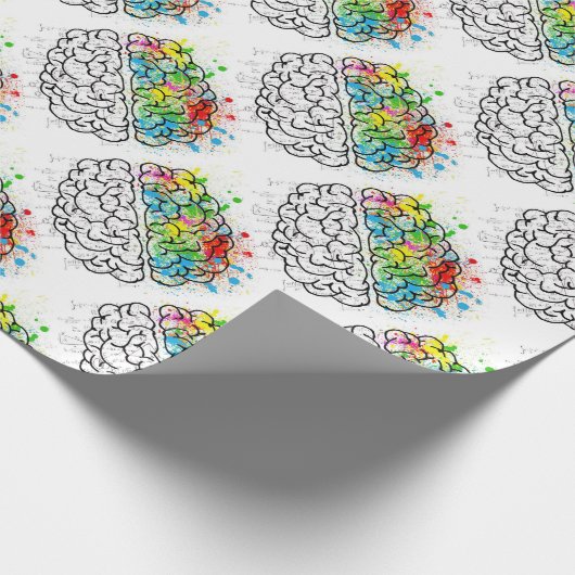 hersenreeks cadeaupapier (Hoek)