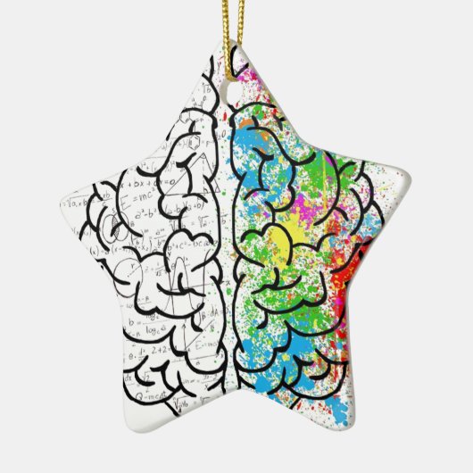 hersenreeks keramisch ornament (Links)