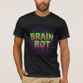 hersenrot | Creepy Slime Horror Typografie T-shirt (Voorkant)