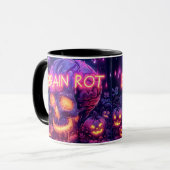 Hersenrot | ExDesigner | Halloween Mok (Voorkant links)