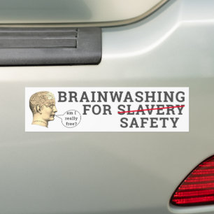 hersenspoeling bumpersticker
