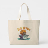 Hersenspoeling Grote Tote Bag (Achterkant)
