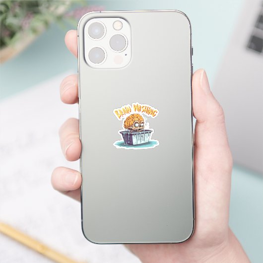 Hersenspoeling Sticker (Telefoon)