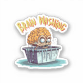Hersenspoeling Sticker (Voorkant)