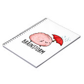 Hersenstorm Mopshumor Anatomie Pun  Notitieboek (Linkerzijde)