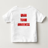 hersentumor awareness shirt dad (Achterkant)
