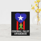 Hersenverlamming CP Bewustzijn Hardwork US Warrior Kaart (Gele Bloem)