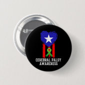 Hersenverlamming CP Bewustzijn Hardwork US Warrior Ronde Button 5,7 Cm (Voorkant /achterkant)