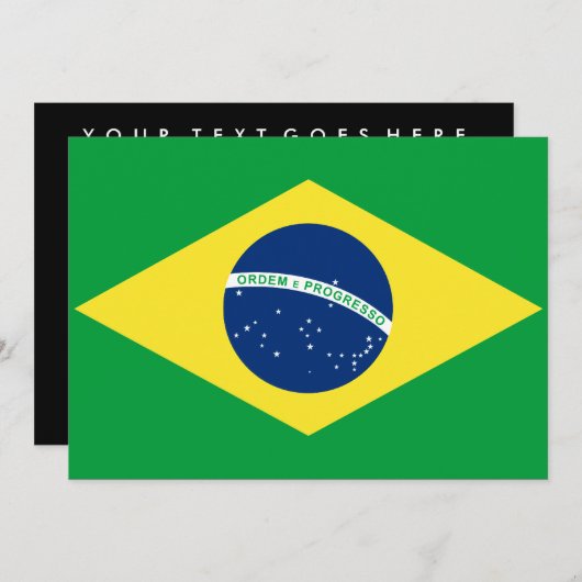 hersenvlag kaart (Voorkant / Achterkant)