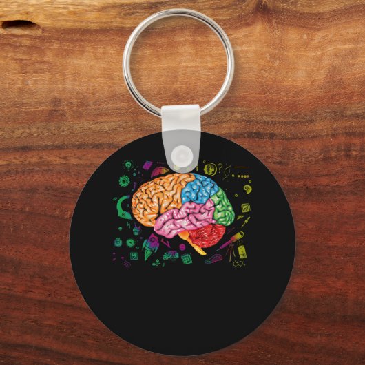 hersenwetenschappen en kunstneuroloog sleutelhanger (Voorkant)