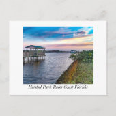 Hershel Park Palm Coast Florida Briefkaart (Voorkant)