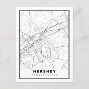 Hershey Map Briefkaart