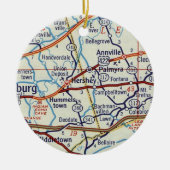 Hershey PA Keramisch Ornament (Voorkant)