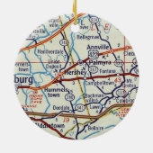 Hershey PA Keramisch Ornament (Achterkant)