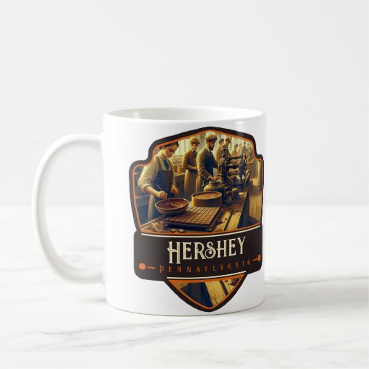 Hershey, Pennsylvania | Antiek Koffiemok (Links)
