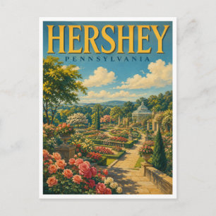 Hershey Pennsylvania Hershey Gardens GeoSaga Briefkaart