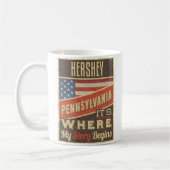 Hershey Pennsylvania Koffiemok (Links)