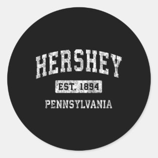 Hershey Pennsylvania Pa Vestigde Sport Ronde Sticker