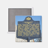 Hershey Pennsylvania Reizen Foto Souvenir Magnets Magneet (Voorkant / Achterkant)