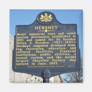 Hershey Pennsylvania Reizen Foto Souvenir Magnets Magneet
