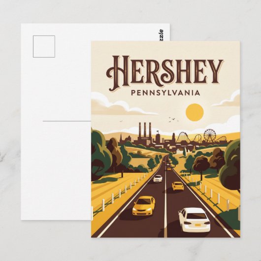 Hershey VS Briefkaart (Voorkant / Achterkant)