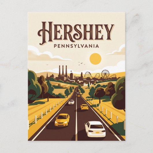 Hershey VS Briefkaart (Voorkant)