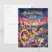 Hersheypark Pennsylvania Briefkaart (Voorkant / Achterkant)