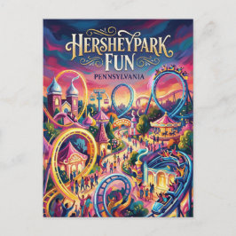 Hersheypark Pennsylvania Briefkaart