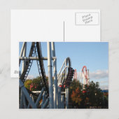 Hersheypark Roller Onderzetters Briefkaart (Voorkant / Achterkant)