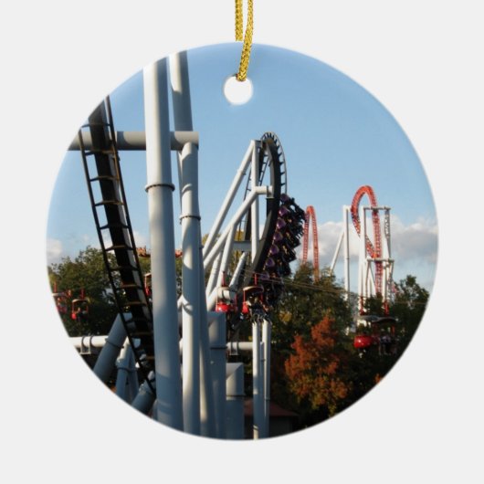 Hersheypark Roller Onderzetters Keramisch Ornament (Voorkant)