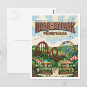 Hersheypark VS Briefkaart (Voorkant / Achterkant)