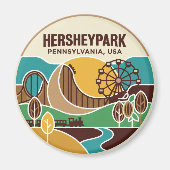Hersheypark VS Magneet (Voorkant)