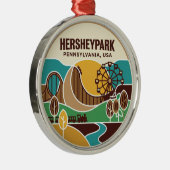 Hersheypark VS Metalen Ornament (Rechts)