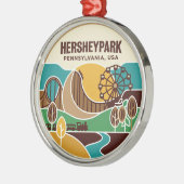 Hersheypark VS Metalen Ornament (Links)