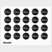 Hershey's chocolade ronde sticker (Vel)
