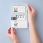 Hershey's Grote Bar Omwikkeling Zachte Blauwe Isla Flyer (Hand)