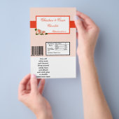 Hershey's Grote Bar Verpakking Roze/Perzik Roos me Flyer (Hand)