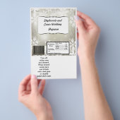 Hershey's Grote Bar Verpakking Zilver Kerst Blur Flyer (Hand)