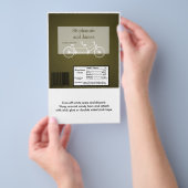 Hershey's Grote Bar Wrapper Bruine Dubbele Bike Flyer (Hand)