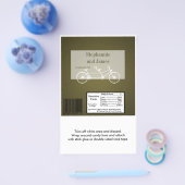 Hershey's Grote Bar Wrapper Bruine Dubbele Bike Flyer (Enkel)