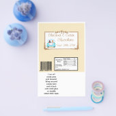 Hershey's grote bar wrapper net getrouwd stel flyer (Enkel)