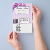 Hershey's Grote Bar Wrapper Paarse Orchideeën op S Flyer (Hand)