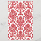 Hershey's Grote Bar Wrapper Rood Wit Damast Kant Flyer (Achterkant)