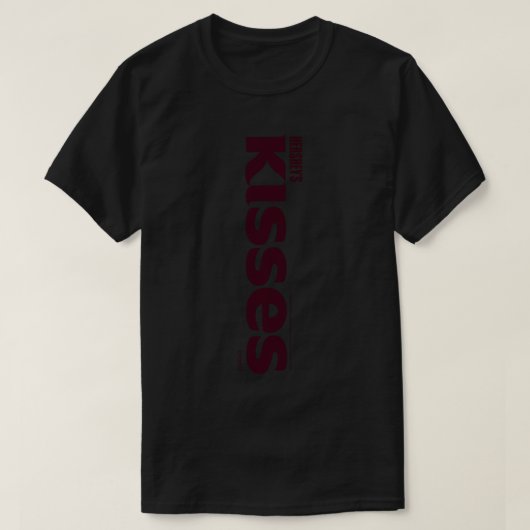 Hershey's Kisses Centered Text Logo Design Long Sl T-shirt (Design voorkant)