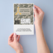 Hershey's Large Bar Wrapper ARMY ACU Camoflauge Flyer (Hand)