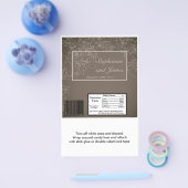 Hershey's Large Bar Wrapper Autumn Floral Herfst Flyer (Enkel)